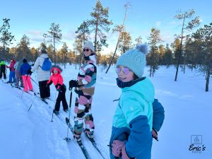 Familie Brouwer op ski's